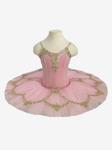 Costumes de danse de Ballet enfant fille robe de ballerine à volants en dentelle - milanoo.com - Modalova