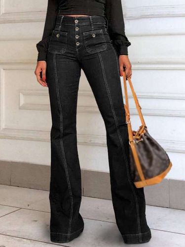 Jeans Pantalon Charmant Polyester - milanoo.com - Modalova