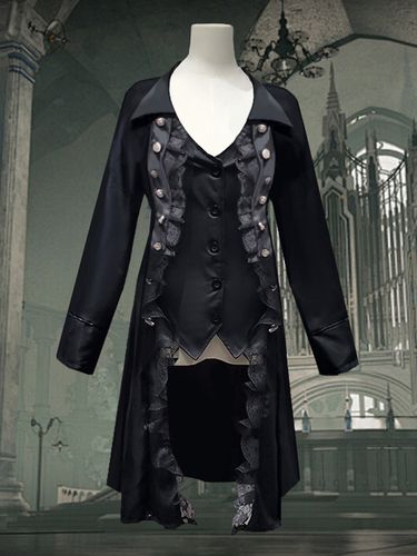 Costumes Rétro Hommes Veste Marie-Antoinette Boutons En Dentelle Vintage 18ème Siècle - milanoo.com - Modalova
