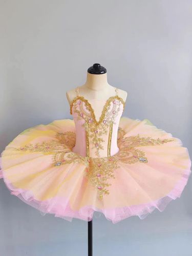 Costumes de danse de Ballet rose fille ballerine Lycra Spandex robe robe vêtements de danse - milanoo.com - Modalova