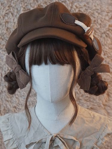 Accessoire de chapeau Sweet Lolita en polyester café Accessoires Lolita - milanoo.com - Modalova