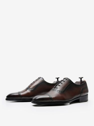 Chaussures habillées Chaussures de mariage Oxford en cuir à bout carré fantastiques - milanoo.com - Modalova