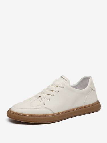 Basketss confortables en cuir à bout rond Baskets Chaussures de sport - milanoo.com - Modalova