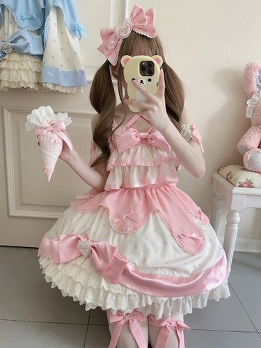 Robe Sweet Lolita en polyester sans manches - milanoo.com - Modalova