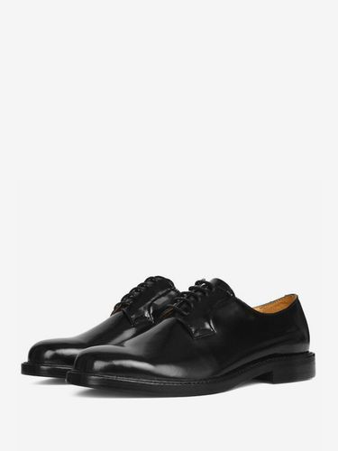 Chaussures habilléess à bout rond en cuir de vache Derby Chaussures de bal de mariage formelles - milanoo.com - Modalova
