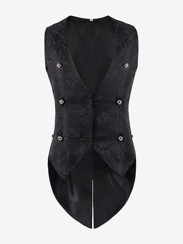 Costumes rétro sans manches en polyester vintage pour homme - milanoo.com - Modalova