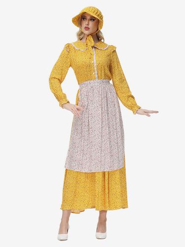 Robe de style pastorale à fleurs Prairie Pioneer Clothing - milanoo.com - Modalova