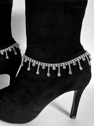 Accessoires de chaussures en strass pour femmes Chaîne de cheville - milanoo.com - Modalova