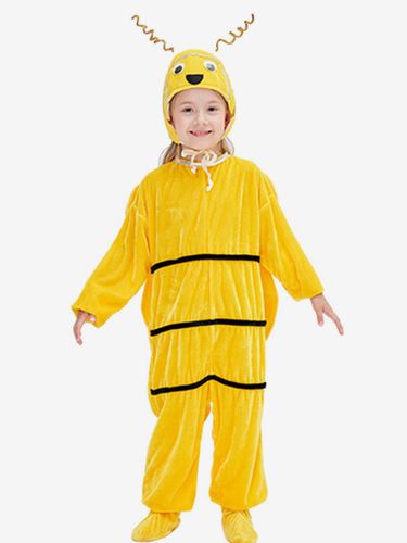 Onesie Pyjamas Kigurumi Halloween Insecte Enfant Polyester Chapeau Combinaison - milanoo.com - Modalova
