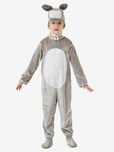 Combinaison pyjama Kigurumi Animal Halloween Enfant Polyester Chapeau Combinaison - milanoo.com - Modalova