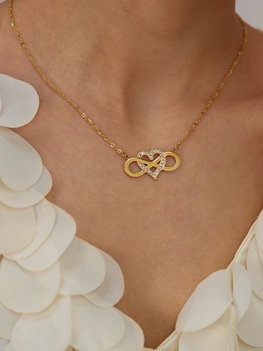 Collier délicat en forme de cœur 2025 - milanoo.com - Modalova