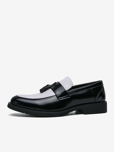 Mocassins à pampilless bout rond color block chaussures à enfiler semelles en caoutchouc antidérapantes chaussures décontractées en cuir PU - milanoo.com - Modalova