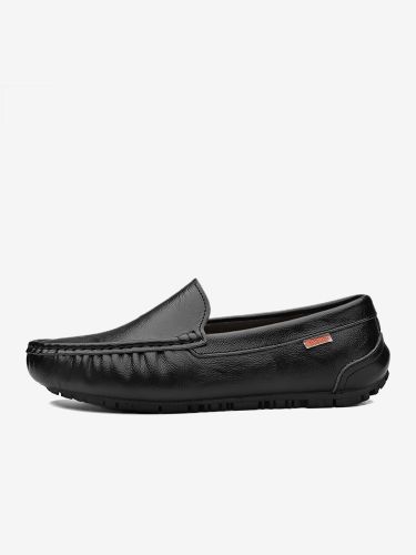 Mocassins à enfilers chaussures de pont en similicuir à bout rond légères antidérapantes et flexibles - milanoo.com - Modalova