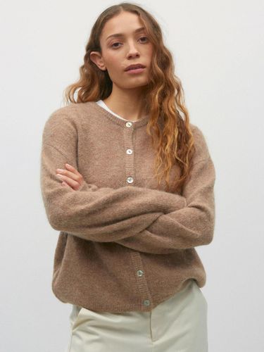 Cardigan basique en tricot à col ras du cou 2026 - milanoo.com - Modalova