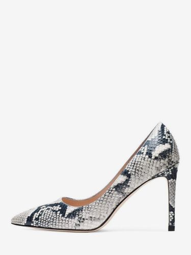 Escarpins à talons hautss bout pointu motif serpent à enfiler - milanoo.com - Modalova
