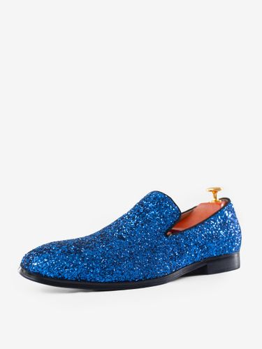 Mocassins à paillettes bout rond à enfiler chaussures de bal de fête de mariage - milanoo.com - Modalova