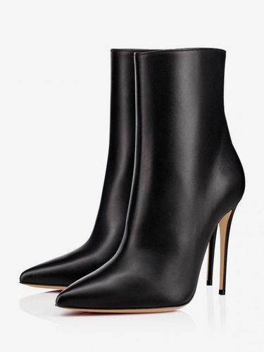 Bottines Chaussures À Talons Aiguilles À Bout Pointus - milanoo.com - Modalova