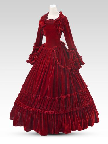 Robe victorienne en polyester vêtements vintage - milanoo.com - Modalova