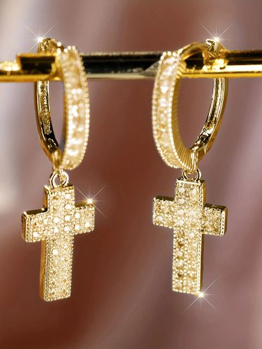 Boucles d'oreilles croix en pour adulte style western décontracté bijou du quotidien - milanoo.com - Modalova