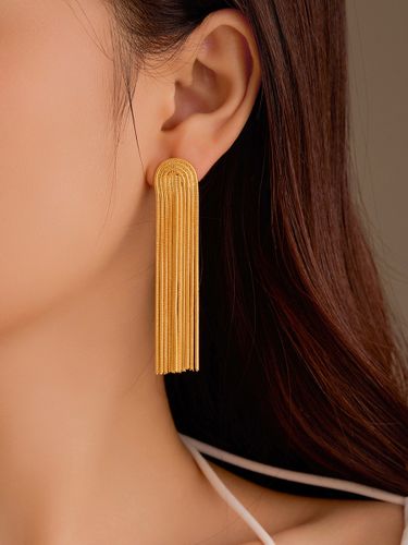 Boucles d'oreilles dorées pour adulte style vintage décontracté bijoux de tous les jours - milanoo.com - Modalova