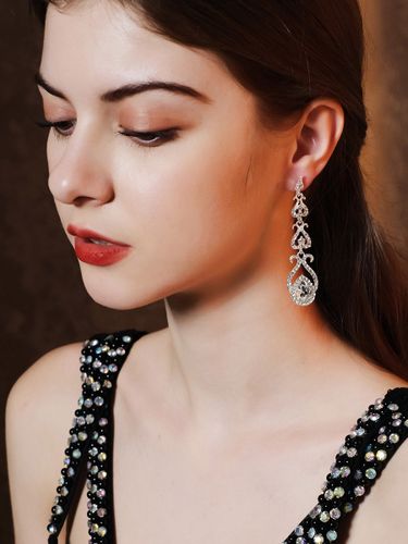 Boucles d'oreilles en pour adulte style vintage géométrique irrégulier bijoux de fiançailles - milanoo.com - Modalova