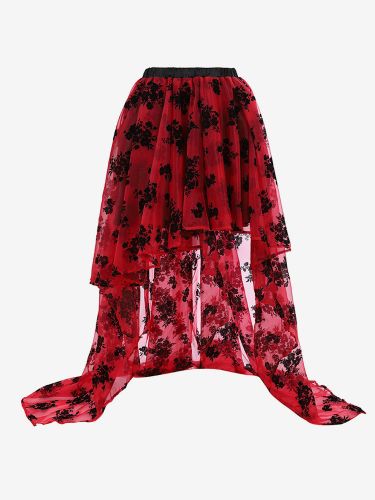 Jupes longues noires chics pour le printemps bass - milanoo.com - Modalova
