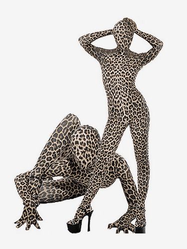 Combinaisons zentai animales Lycra Spandex Costume Déguisements Halloween 2026 Costume animal Bodysuit pleine - milanoo.com - Modalova