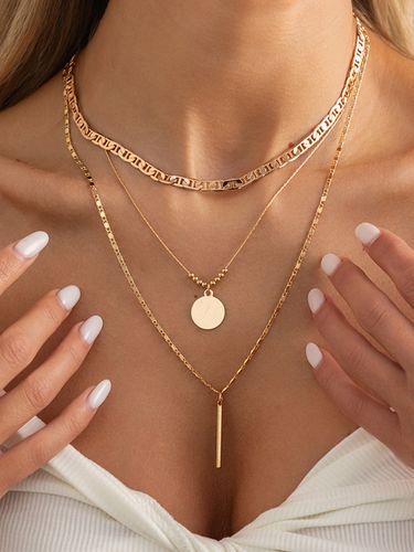 Collier en métal chic et décontracté et adulte - milanoo.com - Modalova