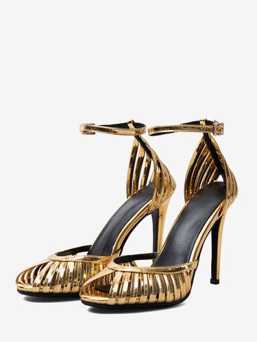 Sandales à talons hauts bout ouvert style escarpin chaussures de soirée - milanoo.com - Modalova
