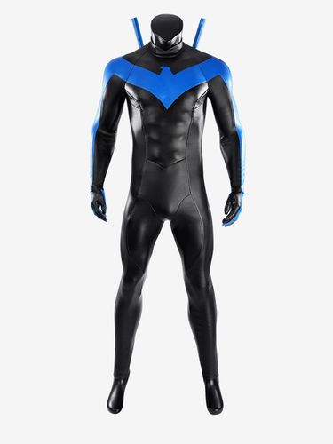 Gants en cuir pour hommes Nightwing super-héros film série télévisée drame cosplay - milanoo.com - Modalova