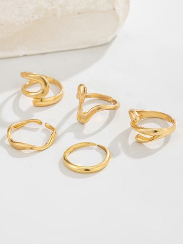 Bagues d'orteils dorées lot de 5 bijoux d'orteils d'été pour la plage - milanoo.com - Modalova