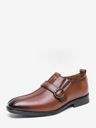 Mocassins décontractéss bout rond boucle à enfiler - milanoo.com - Modalova