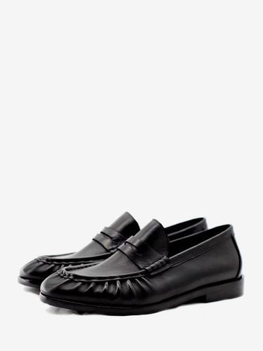 Mocassins à bout rond et froncés - milanoo.com - Modalova