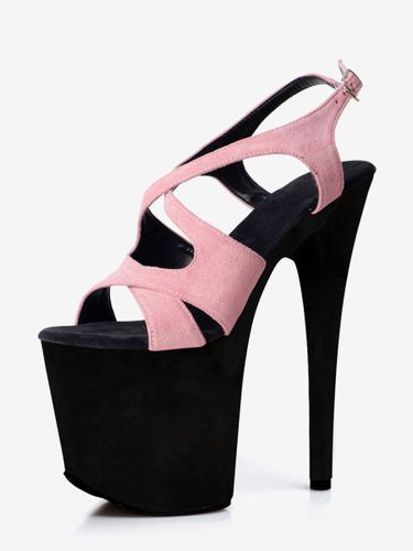 Sandales sexy à talons hauts plateforme bout ouvert brides - milanoo.com - Modalova