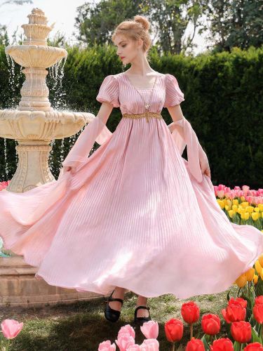 Robe de style Régence inspirée de Jane Austen style victorien années 1800 taille empire - milanoo.com - Modalova