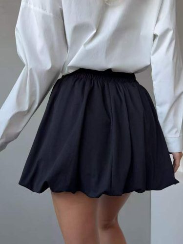 Mini-jupe bouffante taille élastique style décontracté et sexy jupe simple style années 2000 - milanoo.com - Modalova