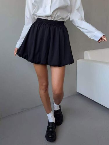 Mini-jupe bouffante taille élastique style décontracté et sexy jupe simple style années 2000 - milanoo.com - Modalova