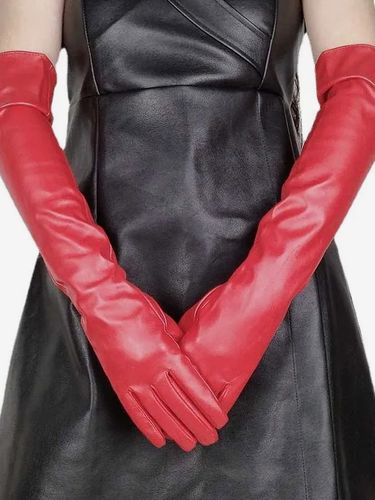 Gants longs en similicuirs couvrant le coude accessoires de soirée - milanoo.com - Modalova