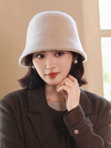 Bob en feutre de laine cloche hiver chaud style vintage élégant et décontracté - milanoo.com - Modalova