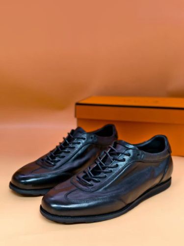Chaussures décontractéess en cuir véritable bout rond à lacets - milanoo.com - Modalova
