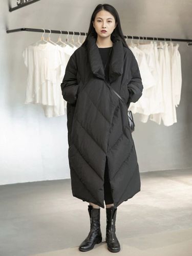 Doudoune longue oversize manteau chaud d'hiver - milanoo.com - Modalova