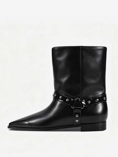 Bottines à bout pointu et perles platess - milanoo.com - Modalova