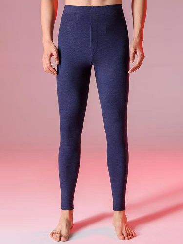Pantalon chaud en coton pantalon thermique doublé polaire legging unisexe - milanoo.com - Modalova