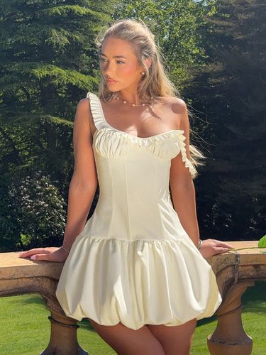 Robe courte à ourlet bouffant - Coupe corset à volants style Coquette - Look idéal pour une fête d'été à la plage 2026 - milanoo.com - Modalova