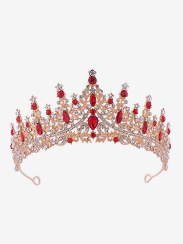 Diadèmes vintage pour femmes couronnes en alliage strass et pierres synthétiques style rétro - milanoo.com - Modalova