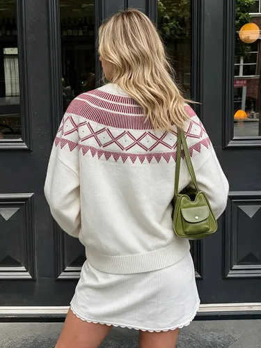 Pullss col rond manches longues en nylon - milanoo.com - Modalova