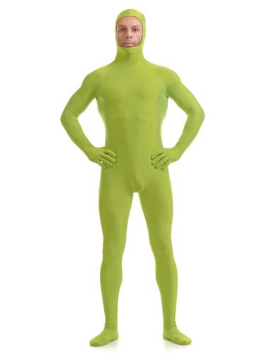 St Patricks Day Costume 2026 Zentai Lycra Spandex Combinaison avec le visage ouvert Déguisements Halloween - milanoo.com - Modalova