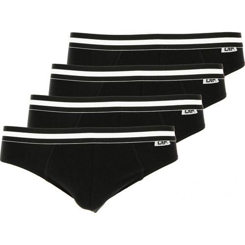 Pack de 4 slips ceinture élastique - coton - Dim Underwear - Modalova