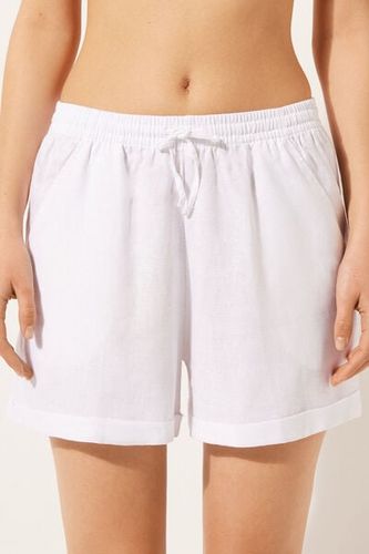 Linen and Viscose Shorts Woman Size L - Calzedonia - Modalova
