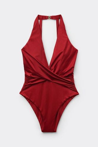 Shiny Satin One Piece Swimsuit Woman Size S - Calzedonia - Modalova